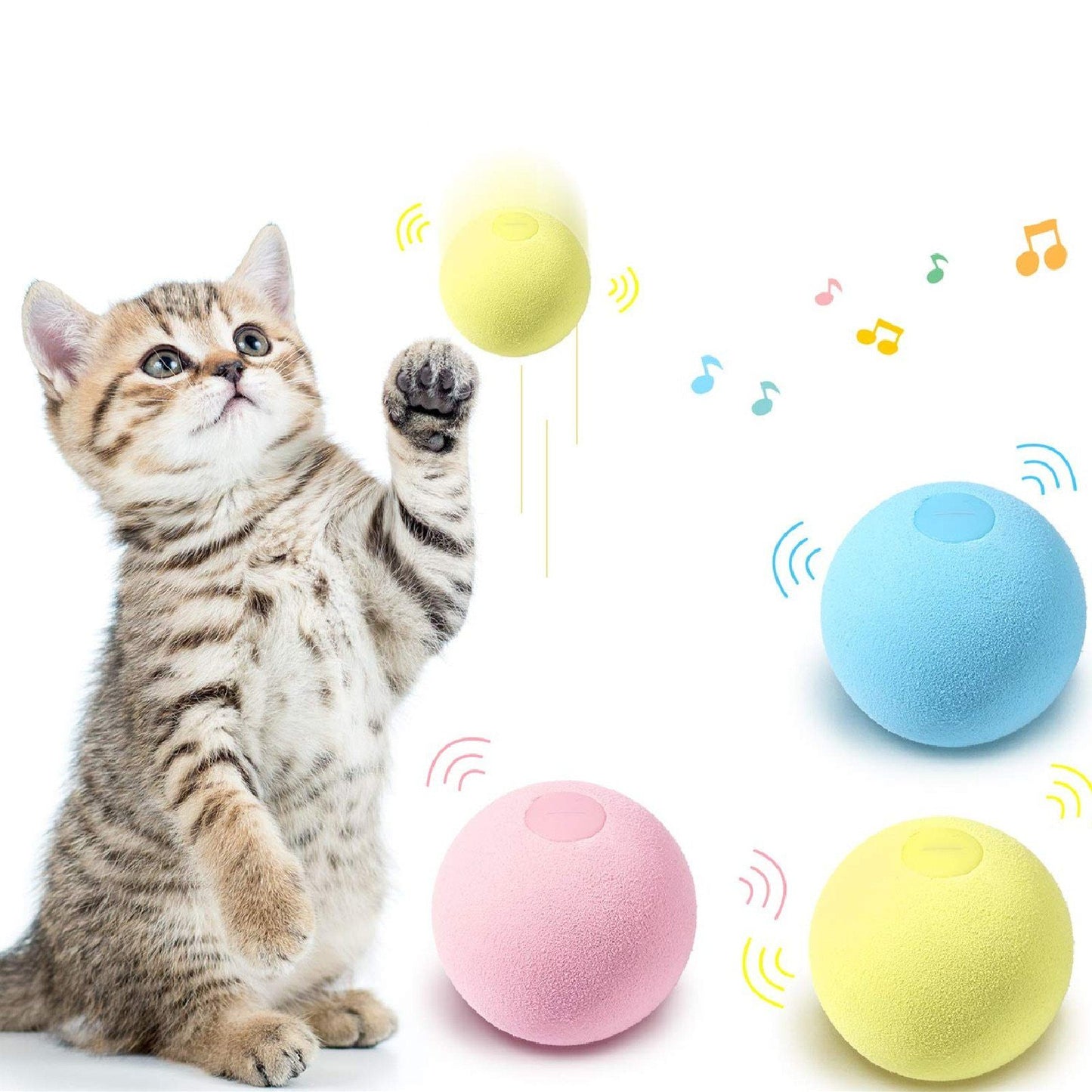 SmartBall™ - Balle intelligente d'apprentissage pour chat - Chatmasté Zen